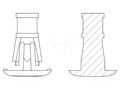 Assembly stud; polyamide 66; L: 7.9mm; snap fastener; natural DREMEC DR8G820V41205