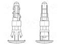 Assembly stud; polyamide 66; L: 14mm; latch/latch; black; UL94V-2 DREMEC DR8GG01V42573