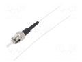 Optic fiber pigtail; ST/UPC; 3m; Optical fiber: 9/125um; LSZH QOLTEC QOLTEC-54124