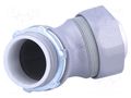 45° angled connector; Thread: inch,outside; galvanised steel ANAMET EUROPE AN-2984400