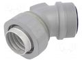 45° angled connector; Thread: PG,outside; galvanised steel; IP67 ANAMET EUROPE AN-2994400