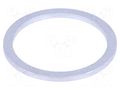 Gasket; aluminium; Thk: 2mm; Øint: 42mm; Øout: 49mm; DIN 7603 ELESA+GANTER DIN7603-AL-42-49-A