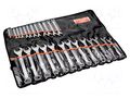 Wrench-set; bent,combination spanner; 26pcs. BAHCO SA.111M/26T