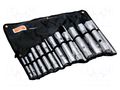 Wrench-set; socket spanner; 12pcs. BAHCO SA.1936M/12