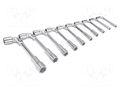 Wrench-set; L-type,socket spanner; 11pcs. BAHCO SA.28M/11