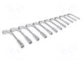 Wrench-set; L-type,socket spanner; 12pcs. BAHCO SA.28M/12
