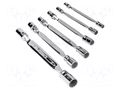 Wrench-set; socket spanner,with joint; 6pcs. BAHCO SA.4040M/S6