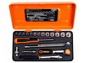 Wrench-set; 6-angles,socket spanner; Mounting: 1/4"; 20pcs. BAHCO SA.6715MG