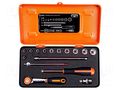 Wrench-set; 6-angles,socket spanner; Mounting: 1/4"; 16pcs. BAHCO SA.6715MGS