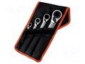 Wrench-set; box,with ratchet; 4pcs. BAHCO SA.S4RM/4T