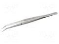 Tweezers; 155mm; Blades: curved,narrowed; Blade tip shape: sharp LINDSTRÖM SA.TL649-SA