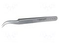 Tweezers; 118mm; Blades: curved,narrowed; Blade tip shape: sharp LINDSTRÖM SA.TL7A-SA-SL