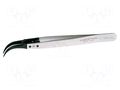 Tweezers; 130mm; Blades: curved,narrowed; Blade tip shape: sharp LINDSTRÖM SA.TL7CFR-SA