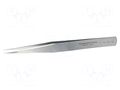 Tweezers; 130mm; Blade tip shape: sharp; non-magnetic LINDSTRÖM SA.TLAA-SA-SL