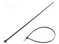 Cable tie; L: 500mm; W: 7.6mm; black; polyamide; 533N; Ømax: 150mm FIX&FASTEN FIX-S-7.6X500/BK