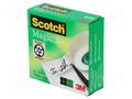 Adhesive tape; white matt; W: 19mm; L: 33m 3M SCOTCH-MAGIC-810