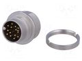 Connector: M16; socket; male; PIN: 14; 3A; 60V; soldering; IP68 LUMBERG 0314-14