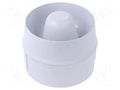 Signaller: sound; siren; 230VAC; 107dB; ES2; IP65; white; Ø105x84mm AUER SIGNAL C115200113