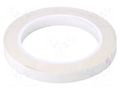 Tape: electrical insulating; W: 12mm; L: 66m; Thk: 0.063mm; white 3M 3M-1350F-1-12/WH
