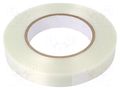 Tape: electrical insulating; W: 19mm; L: 50m; Thk: 0.085mm; acrylic H-OLD HOLD-PS.25-19-50M