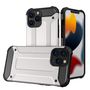Hybrid Armor Case Tough Rugged Cover for iPhone 13 Pro silver, Hurtel 9145576212400 9145576212400