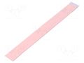 Tape: heat transfer; W: 20mm; L: 0.2m; Thk: 2mm; 3W/mK; silicone IPT SP3.0-20X200X2