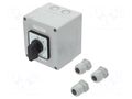 Switch: cam switch; Stabl.pos: 3; 100A; 0-Y-Δ; flush mounting; IP65 SPAMEL SK100-4-831-OB18