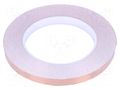 Tape: electrically conductive; ESD; L: 33m; W: 10mm; Thk: 0.05mm STATICTEC PRT-STP1410