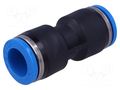Push-in fitting; straight; -0.95÷6bar; Gasket: NBR caoutchouc; QS FESTO QS-10