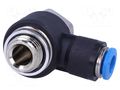 Push-in fitting; angled 90°; -0.95÷6bar; Gasket: NBR caoutchouc FESTO QSLV-G1/4-6