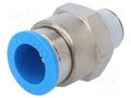 Push-in fitting; straight; -0.95÷6bar; Gasket: NBR caoutchouc; QS FESTO QS-1/4-12