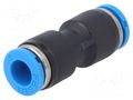 Push-in fitting; straight; -0.95÷6bar; Gasket: NBR caoutchouc; QS FESTO QS-6