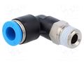 Push-in fitting; angled 90°; -0.95÷6bar; Gasket: NBR caoutchouc FESTO QSL-1/8-6