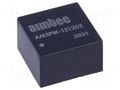 Converter: DC/DC; 3W; Uin: 4.5÷18VDC; Uout: 12VDC; Uout2: -12VDC AIMTEC AM3PW-1212DZ