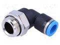 Push-in fitting; angled 90°; -0.95÷6bar; Gasket: NBR caoutchouc FESTO QSL-G3/8-8
