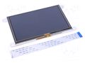Display: TFT; 5"; 800x480; Window dimensions: 108x64.8mm; 400cd/m2 4D Systems GEN4-4DPI-50T