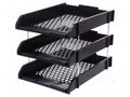 ESD; A4; electrically conductive material; black; horizontal STATICTEC PRT-STS1090