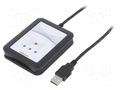 RFID reader; 4.3÷5.5V; USB; Range: 100mm; 88x68x19mm; 60mA; ABS ELATEC T4SD-BB2BE1-CCID