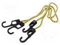 Tensioning rubber bands; L: 0.25m; Ø: 8mm; 2pcs. WOLFCRAFT WF3292000