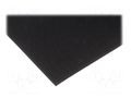 Conductive foam; ESD; L: 550mm; W: 350mm; Thk: 10mm; black STATICTEC PRT-STNBSF64