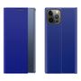 Sleep Case Bookcase Type Case with Smart Window for iPhone 13 Pro Max blue, Hurtel 5907769334177 5907769334177