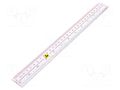 ESD; colourless; 300mm; Office Equipment: ruler STATICTEC PRT-STS1060