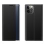 Sleep Case Bookcase Type Case with Smart Window for iPhone 13 Pro black, Hurtel 5907769334191 5907769334191
