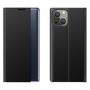 Sleep Case Bookcase Type Case with Smart Window for iPhone 13 mini black, Hurtel 5907769334245 5907769334245