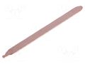 Heatsink: heat pipe; flat; natural; L: 100mm; copper; raw; 12W Wakefield Thermal 120229