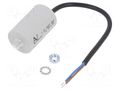 Capacitor: polypropylene; motors, run; 8uF; 470VAC; Ø35x58.5mm KEMET C274ACF4800LF0J