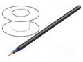 Wire; H07RN-F; 2x1.5mm2; round; stranded; Cu; rubber; black; Class: 5 LAPP H07RN-F-2X1.5