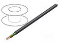 Wire; H07RN-F; 3G4mm2; round; stranded; Cu; rubber; black; 450V,750V LAPP H07RN-F/EV-3G4