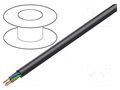 Wire; H07RN-F; 5G10mm2; round; stranded; Cu; rubber; black; Class: 5 LAPP H07RN-F-5G10