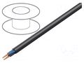 Wire; H07RN-F; 4x1.5mm2; round; stranded; Cu; rubber; black; Class: 5 LAPP H07RN-F/EV-4X1.5